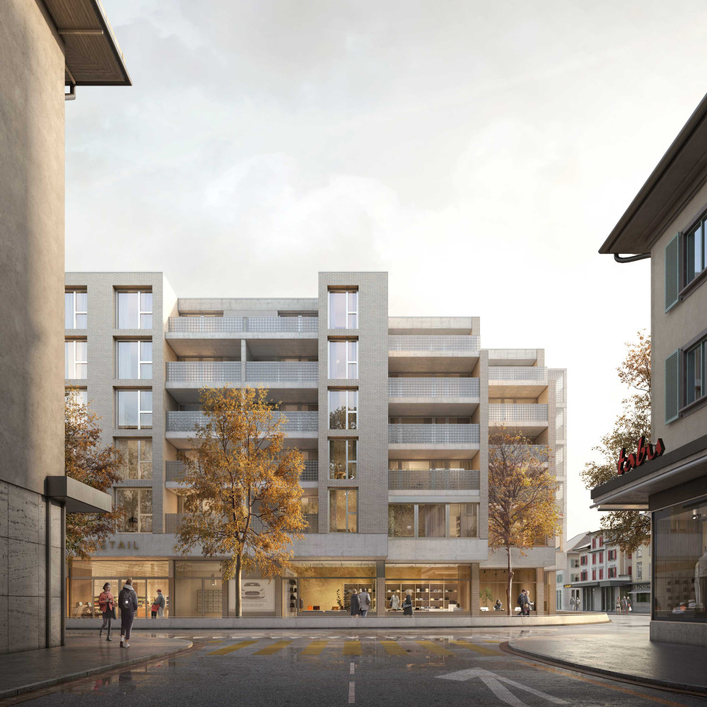 1. Rang Zentrumsbebauung Rapperswil