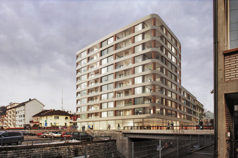 2nd prize housing and commercial building Turuvani