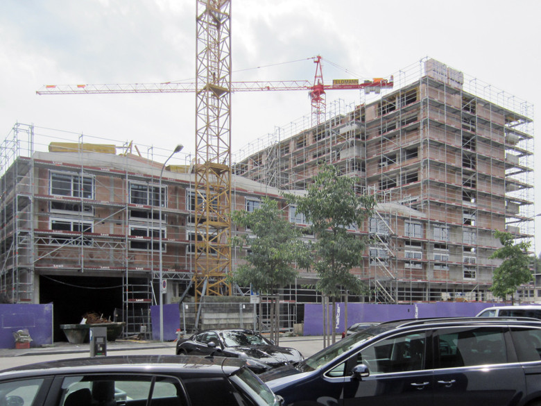 Topping-out ceremony housing estate "amRietpark"