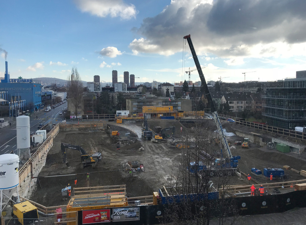 Construction progress Baslerstrasse