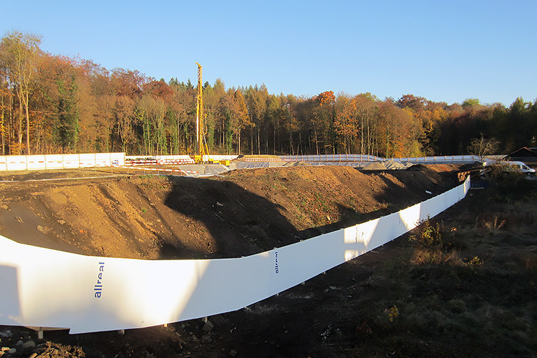 Start excavation work, Bülachguss – Baufeld 8