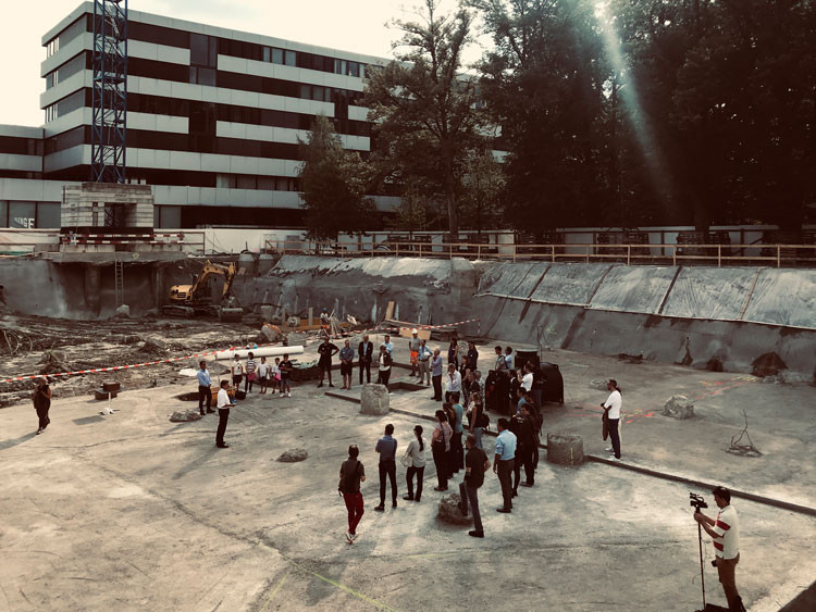 Cornerstone ceremony IntegraSquare