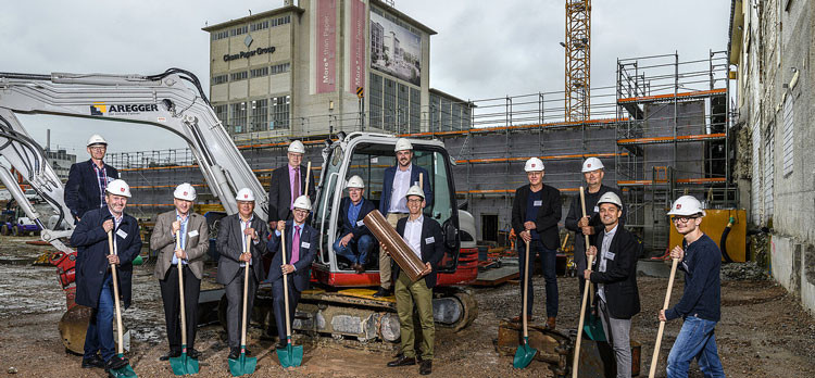 Cornerstone ceremony Papieri–Area