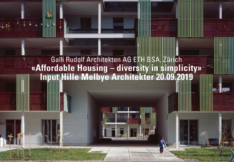 Lecture Hille Melbye Arkitekter AS
