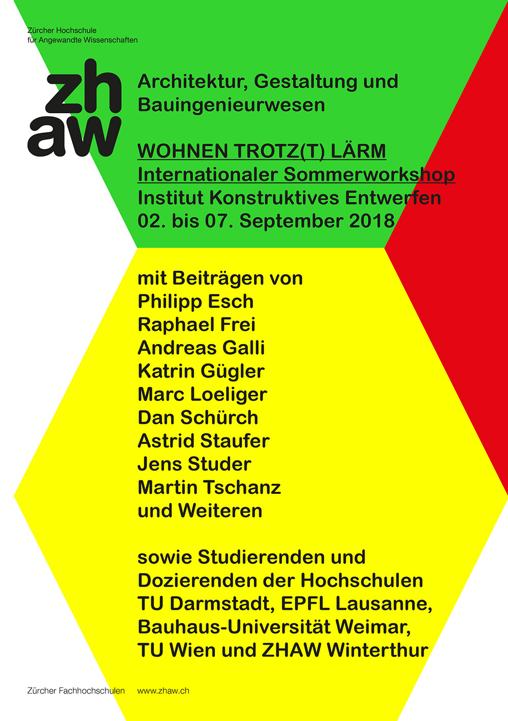 Symposium «Wohnen Trotz(t) Lärm»